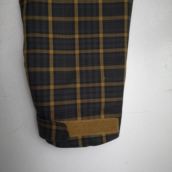 Helly Hansen Ladies Size Small Black & Gold Check Full Zip Snowboard Jacket - Picture 10 of 16